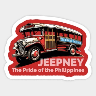 Jeepney: The Pride of the Philippines Sticker